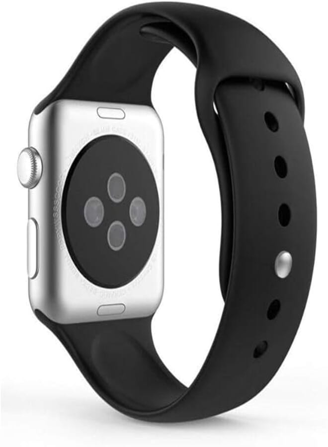 Generic Silicone Band Strap for Apple Watch iWatch 42mm, Black